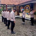 Personil Polsek Rajeg Polresta Tangerang Polda Banten melaksanakan Apel Pagi dilanjutkan serah terima tugas