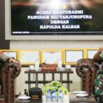 Pererat Sinergitas, Pangdam XII/Tpr Terima Kunjungan Perdana Kapolda Kalbar