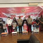 Wakapolda Banten Tinjau Lokasi Vaksinasi Serentak di GSG Sport Club Water World Citra Raya