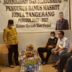 Konsolidasi dan Silaturahmi Bamus Maskot Kota Tangerang Yang Pertama Setelah Terpilih Ketua Yang Baru Periode. 2022-2027