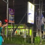 Kejadian nahas tersebut terjadi di samping Jalan Simpang Empat Desa Gebang