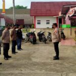 Kapolsek Kresek Polresta Tangerang Pimpin Apel Pagi Dan Beri Arahan